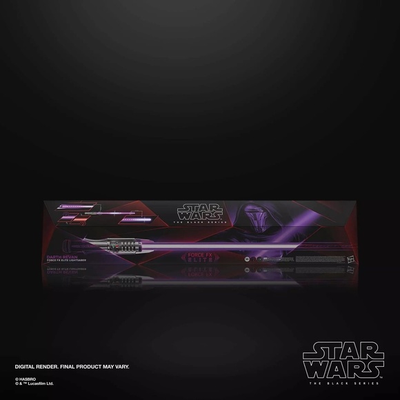 Star Wars: The Black Series Darth Revan Force FX Elite Color Changing Lightsaber - Picture 1 of 9